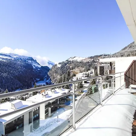 Penthouse 3-bedroom Apartment, Mountain Views, Large Terrasse, Piste Access Apartment Flaine